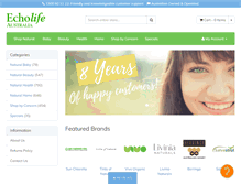 Tablet Screenshot of echolife.com.au