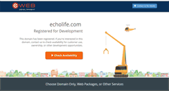 Desktop Screenshot of echolife.com