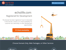 Tablet Screenshot of echolife.com