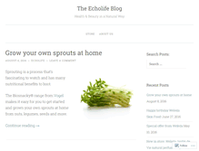 Tablet Screenshot of blog.echolife.com.au